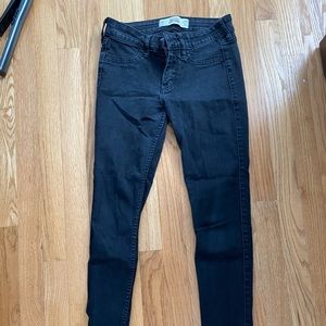 Hollister super skinny black jeans